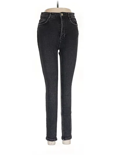 Pre-owned Zara Trf Jeggings In Black