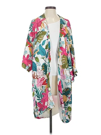 Pre-owned Zara Trf Kimono In Pink