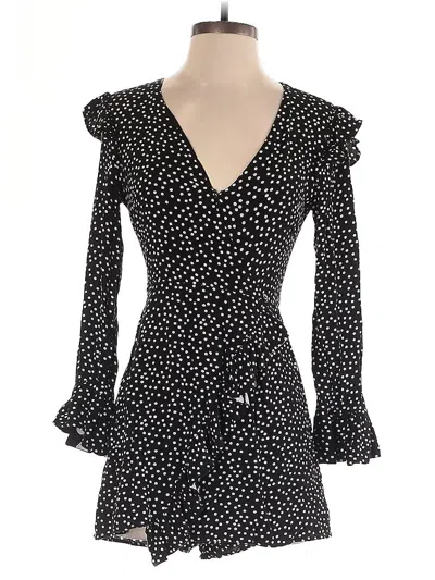 Pre-owned Zara Trf Romper In Black