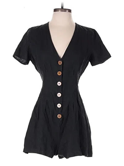 Pre-owned Zara Trf Romper In Black