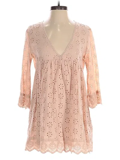 Pre-owned Zara Trf Romper In Pink