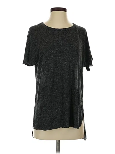 Pre-owned Zara Trf Short Sleeve T-shirt In Gray