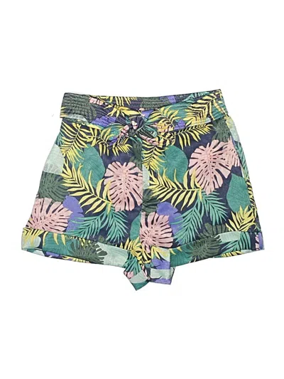 Pre-owned Zara Trf Shorts In Green