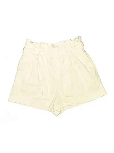 Pre-owned Zara Trf Shorts In Ivory