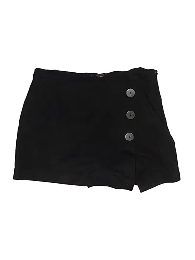 Pre-owned Zara Trf Skort In Black