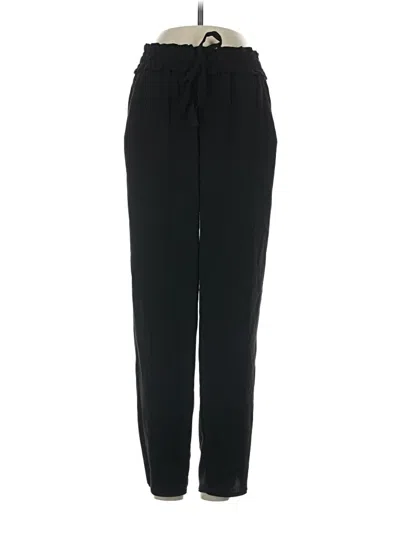 Pre-owned Zara Trf Track Pants In Black