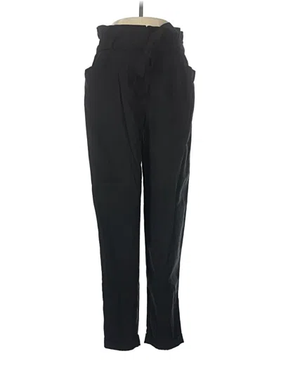 Pre-owned Zara Trf Track Pants In Black