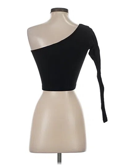 Pre-owned Zara Tube Top Black One Shoulder Neckline Tops