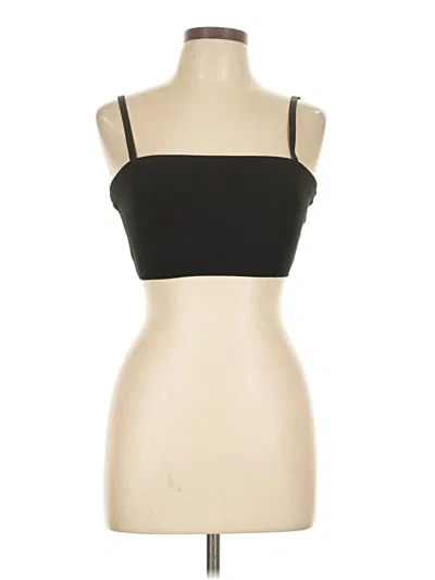Pre-owned Zara Tube Top Black Strapless Neckline Tops
