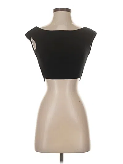 Pre-owned Zara Tube Top Black Strapless Neckline Tops