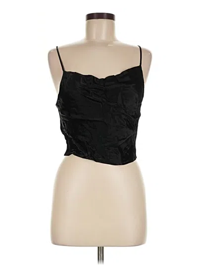 Zara Tube Top Black Strapless Neckline Tops