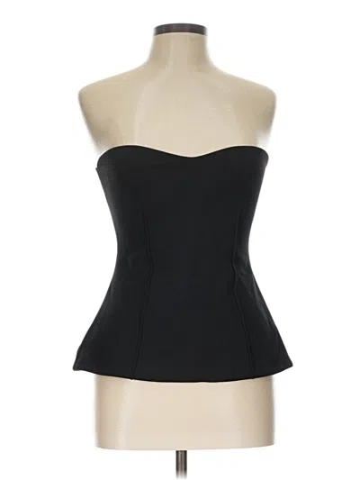 Pre-owned Zara Tube Top Black Strapless Neckline Tops