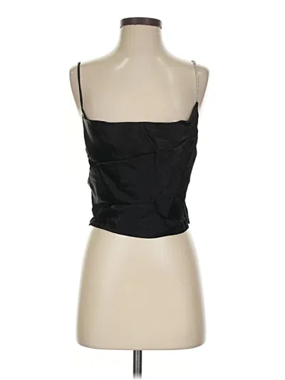 Zara Tube Top Black Strapless Neckline Tops