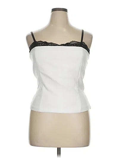 Pre-owned Zara Tube Top Ivory Strapless Neckline Tops In White