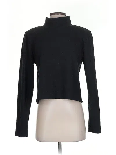 Pre-owned Zara Turtleneck Sweater In Black