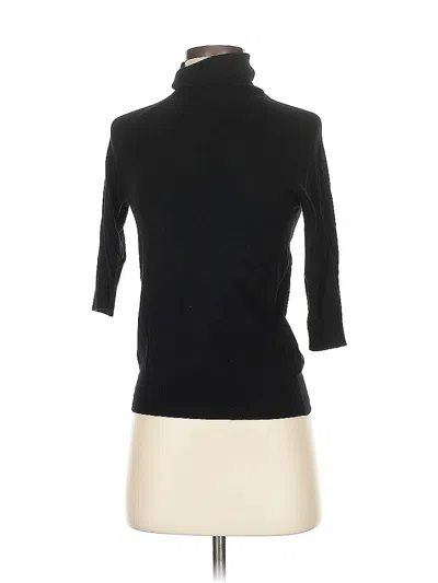 Pre-owned Zara Turtleneck Sweater In Black