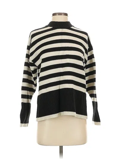 Pre-owned Zara Turtleneck Sweater In Black