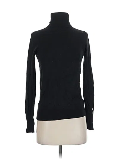 Pre-owned Zara Turtleneck Sweater In Black
