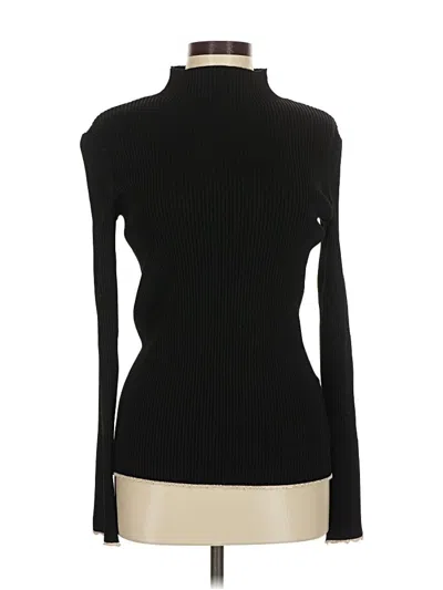 Pre-owned Zara Turtleneck Sweater In Black