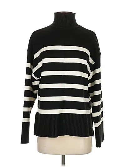Pre-owned Zara Turtleneck Sweater In Black