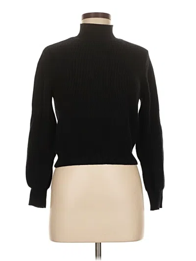 Pre-owned Zara Turtleneck Sweater In Black