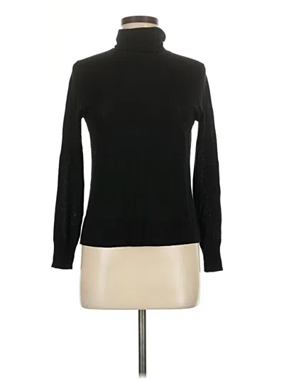 Pre-owned Zara Turtleneck Sweater In Black