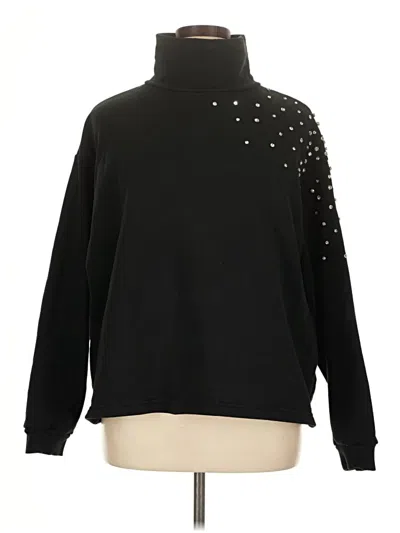 Pre-owned Zara Turtleneck Sweater In Black