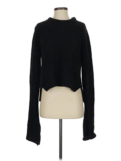 Pre-owned Zara Turtleneck Sweater In Black