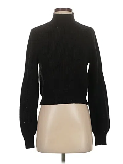 Pre-owned Zara Turtleneck Sweater In Black