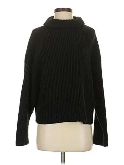 Pre-owned Zara Turtleneck Sweater In Black