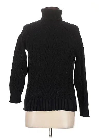 Pre-owned Zara Turtleneck Sweater In Black