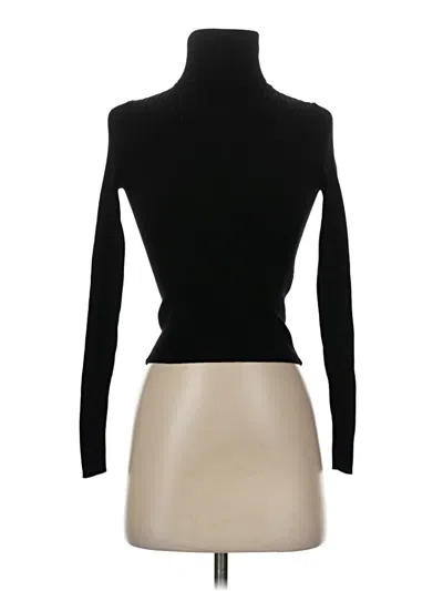 Pre-owned Zara Turtleneck Sweater In Black