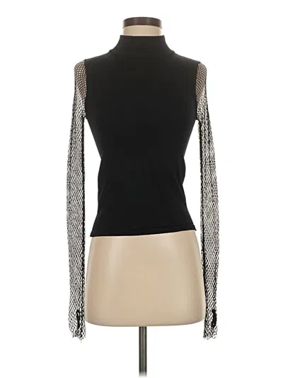 Pre-owned Zara Turtleneck Sweater In Black
