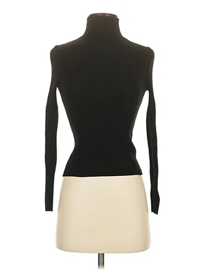 Pre-owned Zara Turtleneck Sweater In Black