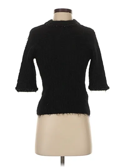 Pre-owned Zara Turtleneck Sweater In Black