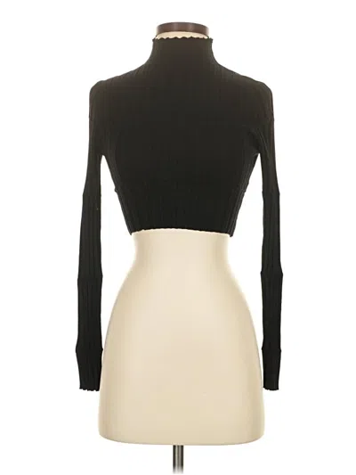 Pre-owned Zara Turtleneck Sweater In Black