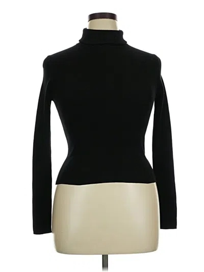 Pre-owned Zara Turtleneck Sweater In Black