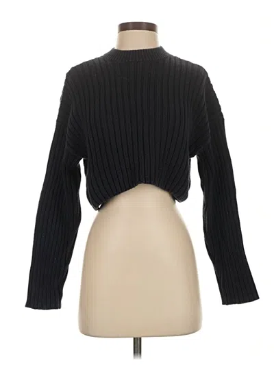 Pre-owned Zara Turtleneck Sweater In Black