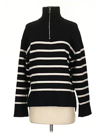 Pre-owned Zara Turtleneck Sweater In Black