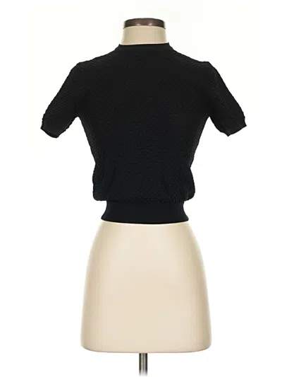 Pre-owned Zara Turtleneck Sweater In Black