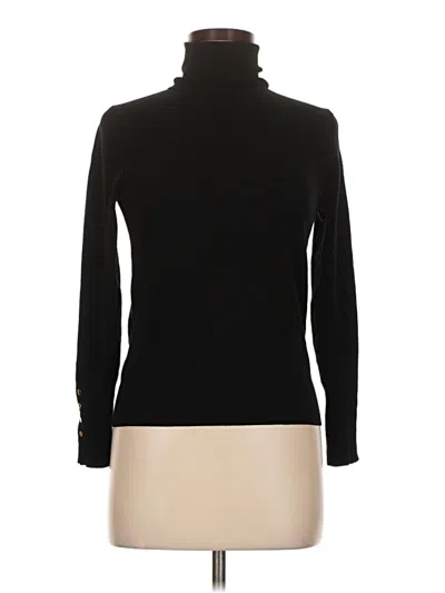 Pre-owned Zara Turtleneck Sweater In Black