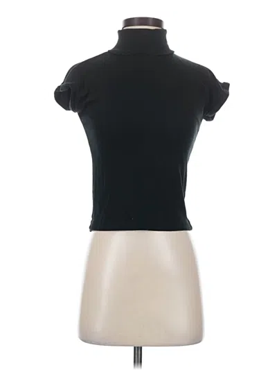 Pre-owned Zara Turtleneck Sweater In Black