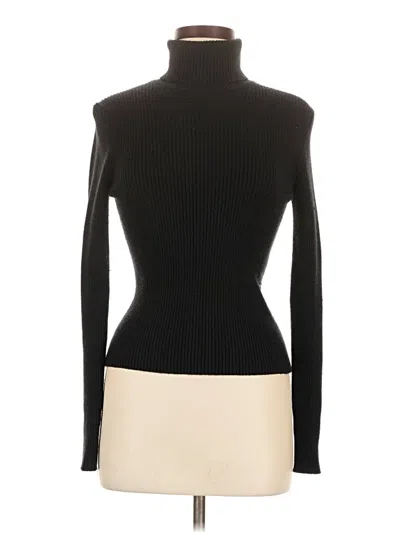 Pre-owned Zara Turtleneck Sweater In Black