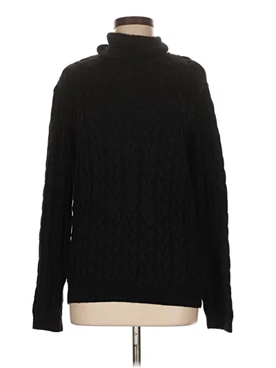 Pre-owned Zara Turtleneck Sweater In Black