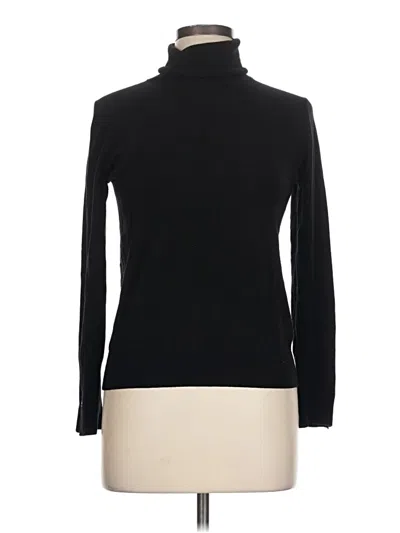Pre-owned Zara Turtleneck Sweater In Black