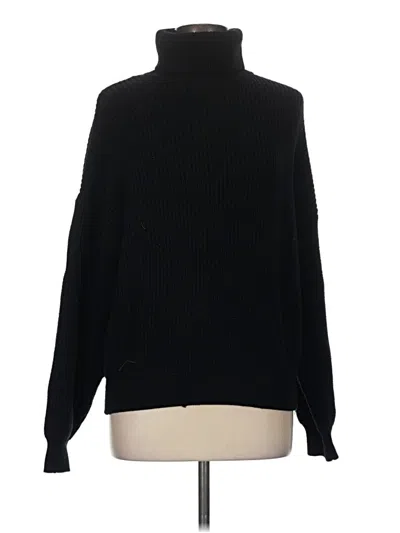 Pre-owned Zara Turtleneck Sweater In Black