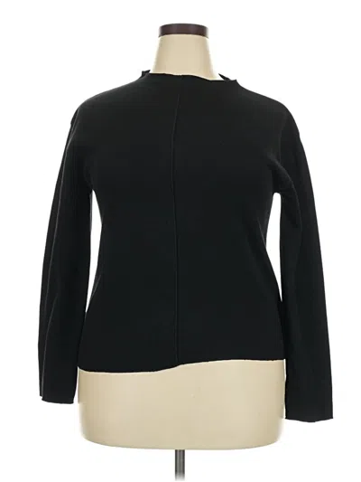 Pre-owned Zara Turtleneck Sweater In Black