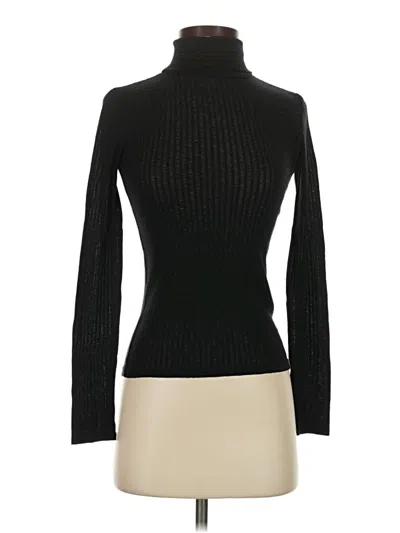 Pre-owned Zara Turtleneck Sweater In Black