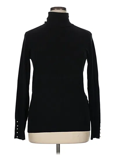 Pre-owned Zara Turtleneck Sweater In Black