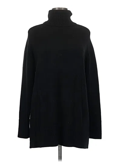 Pre-owned Zara Turtleneck Sweater In Black